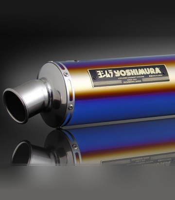 Yoshimura Duplex Shooter Full System Blue Titanium for Kawasaki Z 900 RS (18-24) 110-269-8280b