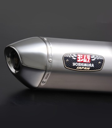 Escape completo Yoshimura R-77J JMCA Titanio con punta de acero para Suzuki SV 650 (16-19) 110-169-5v80
