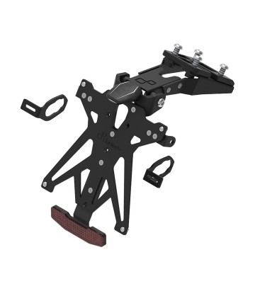 Support de Plaque Réglable LighTech avec Éclairage LT009 et Catadioptre en Noir pour Kawasaki Z 900 (25)