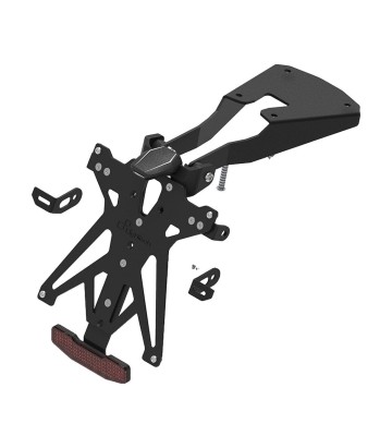 Kit Suporte de Matrícula Regulável LighTech em Preto para Triumph Scrambler 400 X (23-24), Speed 400 (23-24)
