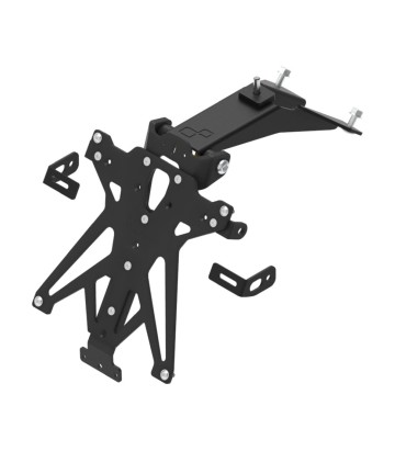 LighTech Adjustable Licence Plate Holder in Black for Aprilia RSV 4 1000 (09-20), Tuono V4 1000 (11-14)