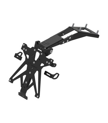 Verstellbares Kennzeichenhalter-Kit LighTech in Schwarz für Ducati Monster 937 (21-24)
