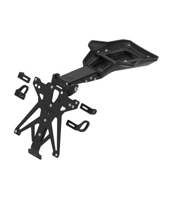Kit Support de Plaque Réglable LighTech en Noir pour Ducati Multistrada 1200 V4 (21-24)