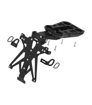 Verstellbarer Kennzeichenhalter LighTech in Schwarz für Ducati Multistrada 950 V2 (25)