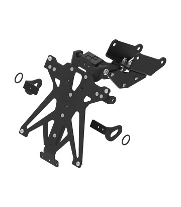 Verstelbare Kentekenplaathouder LighTech in Zwart voor Honda CBR 1000 RR (20-24)