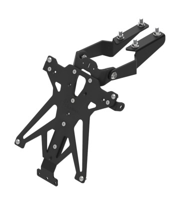 LighTech Adjustable Licence Plate Holder in Black for Kawasaki Z 1000 (14-19)