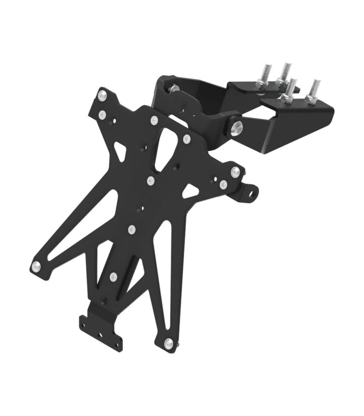 Support de Plaque Réglable LighTech en Noir pour Kawasaki ZX 10 R (08-10), ZX 6 R (13-17)