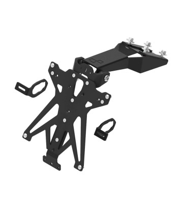 Verstellbarer Kennzeichenhalter LighTech in Schwarz für Kawasaki Ninja 650 (16-25), Z 650 (17-19)
