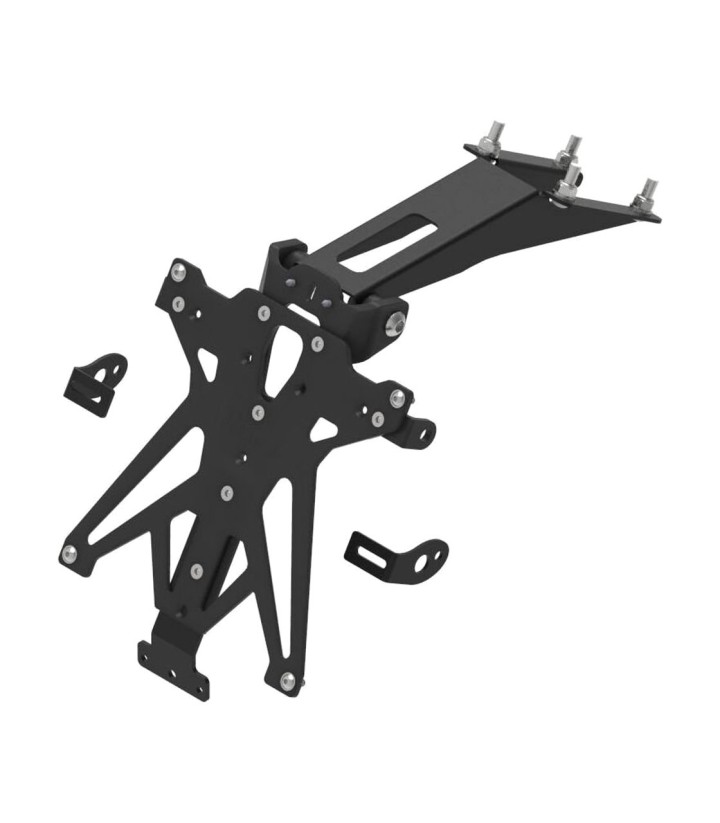 Verstellbarer Kennzeichenhalter LighTech in Schwarz für KTM RC 125/200/390 (17-20)