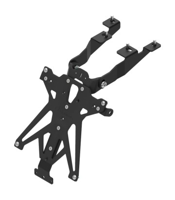 LighTech Adjustable Licence Plate Holder in Black for Suzuki GSR 750 (11-16)