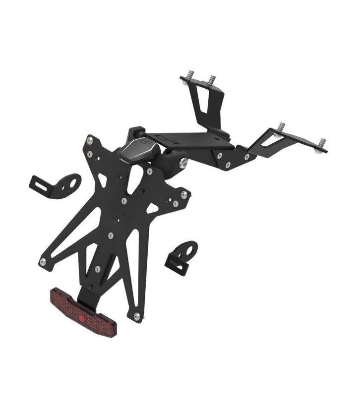 Support de Plaque Réglable LighTech en Noir pour Suzuki GSX-R 1000 (17-23)