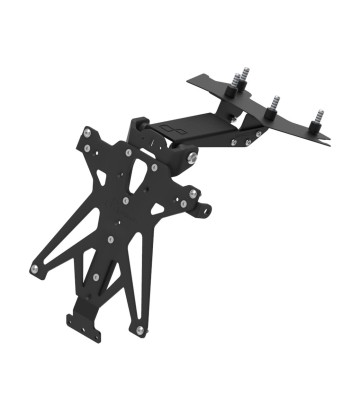 Suporte de Matrícula Regulável LighTech em Preto para Suzuki GSX-R 250 (17-18)