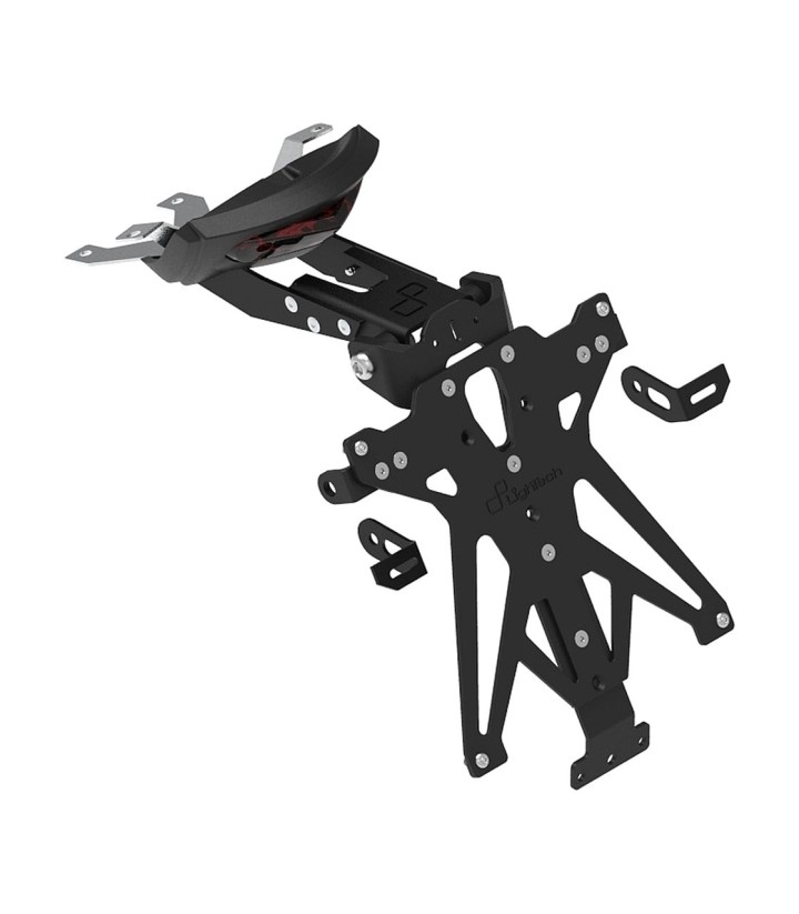 Portatarga Regolabile LighTech in Nero per Triumph Trident 660 (21-24)