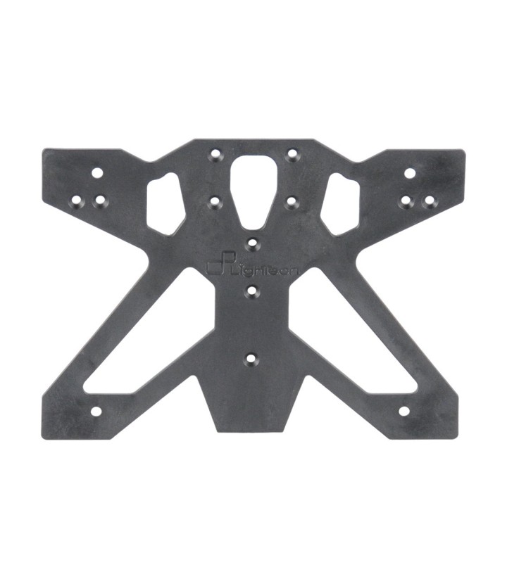 Verstellbarer Kennzeichenhalter LighTech in Schwarz für Yamaha YZF R1 (04-08), YZF R6 (06-16)