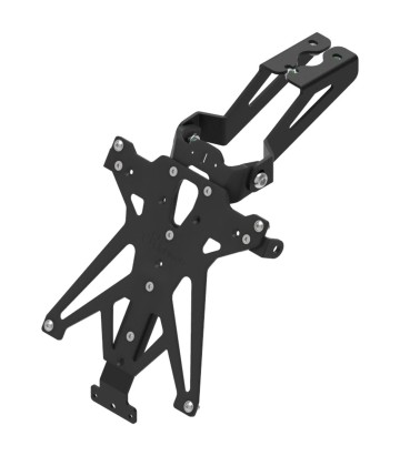 Verstellbarer Kennzeichenhalter LighTech in Schwarz für Yamaha YZF R1 (09-14)