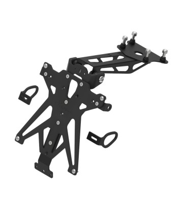 Portamatrículas Regulable LighTech en Negro para Yamaha MT 09 Tracer (13-20)