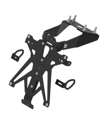 Verstelbare Kentekenplaathouder LighTech in Zwart voor Yamaha MT 10 (16-22)