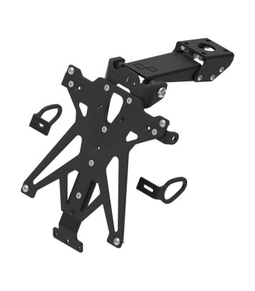Suporte de Matrícula Regulável LighTech em Preto para Yamaha YZF R6 (17-24)