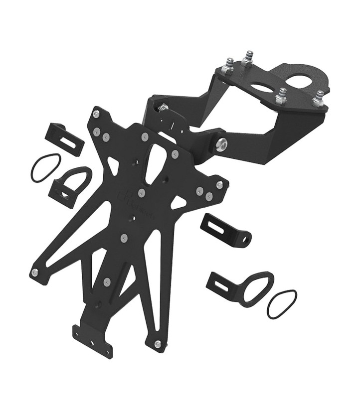 Portatarga Regolabile LighTech in Nero per Yamaha MT 10 (23-24)