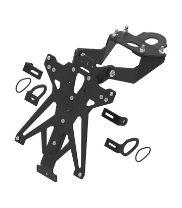 Portamatrículas Regulable LighTech en Negro para Yamaha MT 10 (23-24)