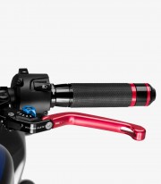 Puig Red Brake and Clutch levers model Foldable 3.0