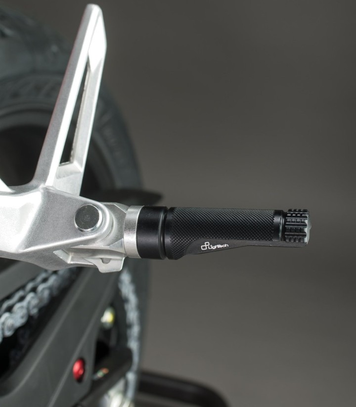 LighTech Footpegs Pair in Black