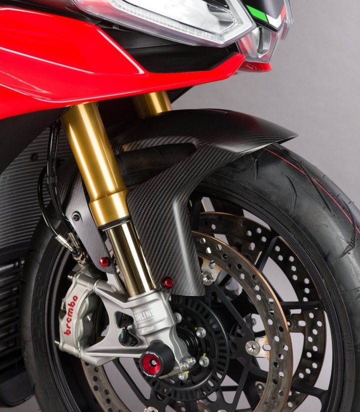 LighTech Carbon Front Mudguard for several Aprilia models