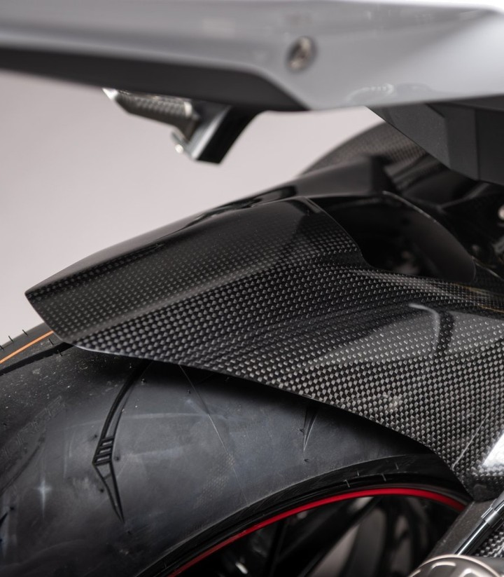 LighTech Carbon Rear Hugger with Chain Guard for BMW S 1000 R (13-20), S 1000 RR (09-18)