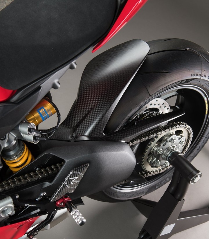 Parafango posteriore in carbonio LighTech per several Ducati models