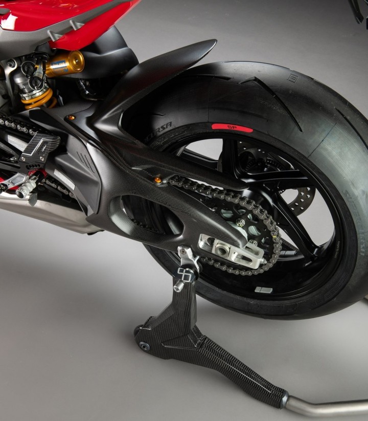 Guardabarros Trasero de Carbono LighTech para Ducati Panigale 1000 V4 R (26), Panigale 1100 V4 (25-26)
