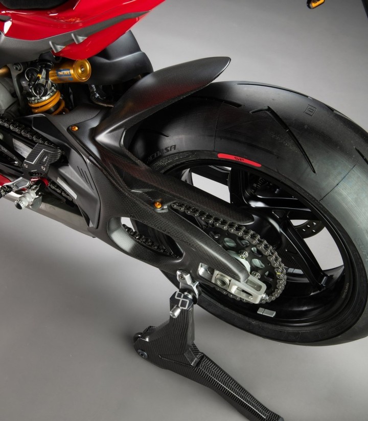Guarda-lamas traseiro de carbono LighTech para Ducati Panigale 1000 V4 R (26), Panigale 1100 V4 (25-26)