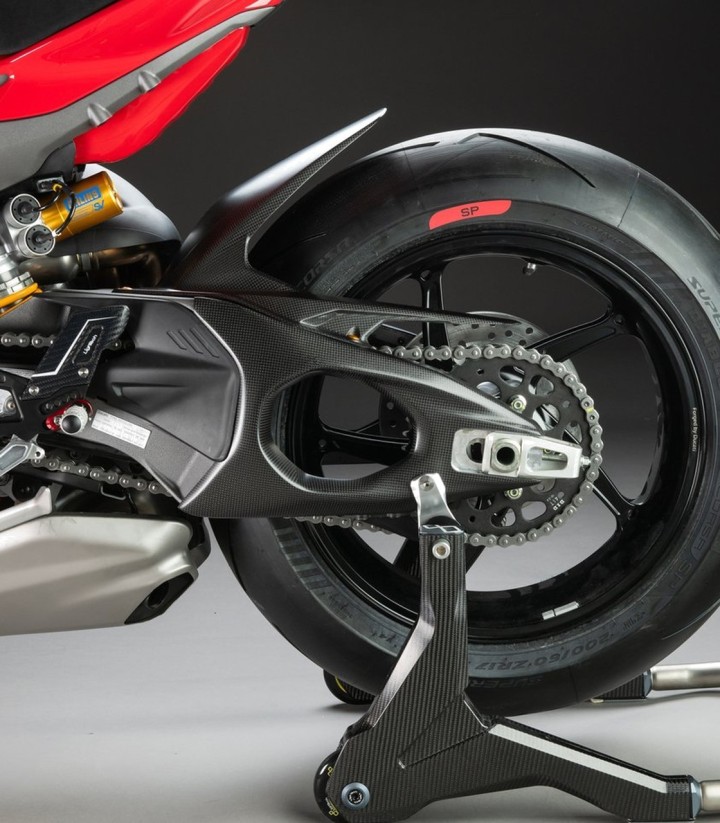 Achterbrugbescherming van carbon LighTech voor Ducati Panigale 1100 V4 (25)