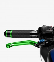 Puig Green Brake and Clutch levers model Foldable 3.0