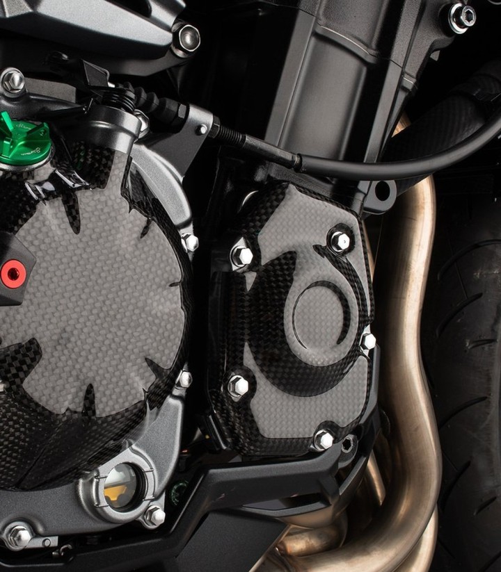 Pick-updeksel van carbon LighTech voor Kawasaki Z 900 (17-25)