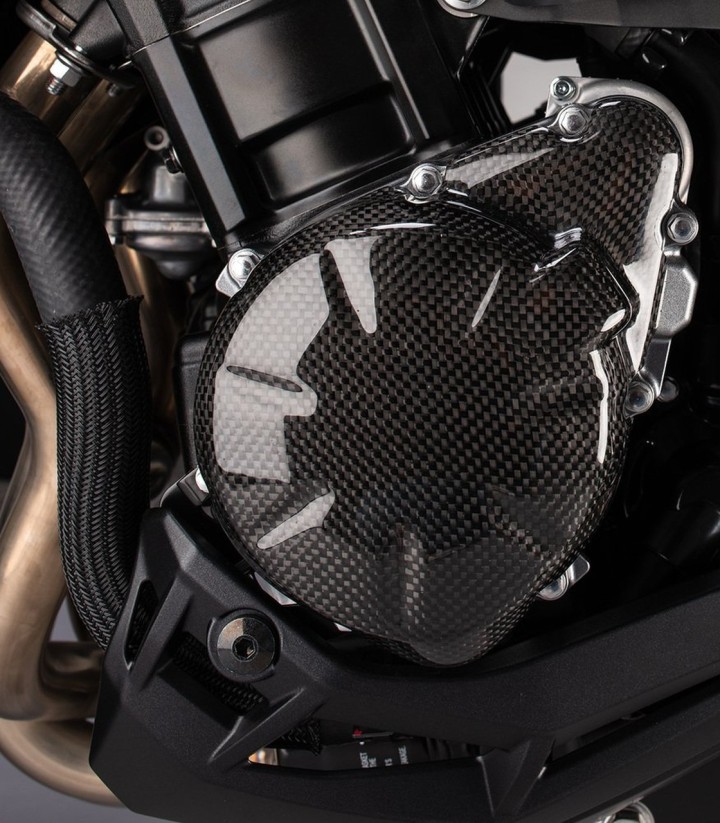 Cache d'alternateur en carbone LighTech pour Kawasaki Z 900 (17-25)