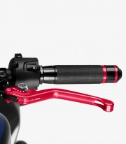 Puig Red Brake and Clutch levers model Unfoldable 3.0