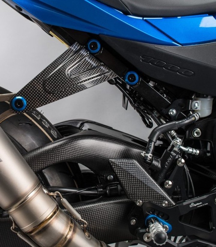Protezione forcellone in carbonio LighTech per Suzuki GSX-R 1000 (17-24)