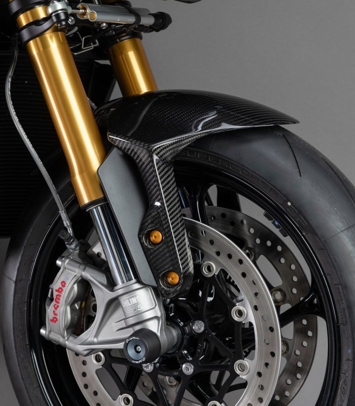 Garde-boue avant en carbone LighTech pour Triumph Speed Triple 1200 (21-25)