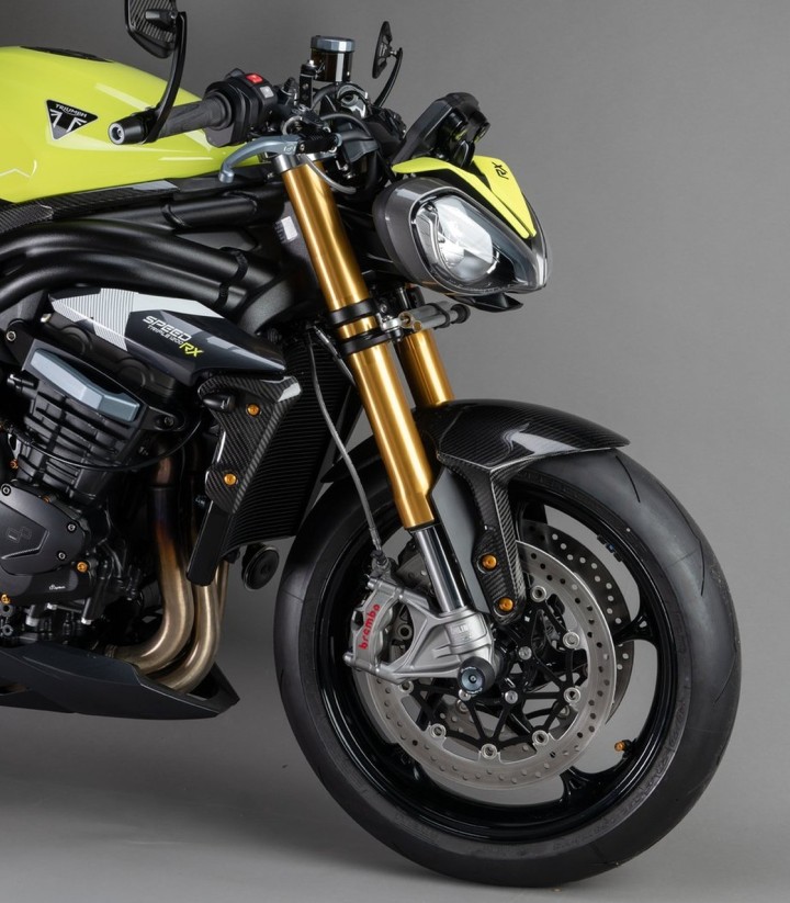 Guarda-lamas dianteiro de carbono LighTech para Triumph Speed Triple 1200 (21-25)