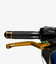 Puig Golden Brake and Clutch levers model Unfoldable 3.0