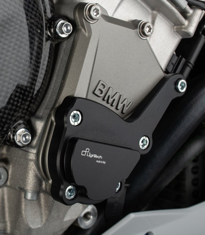 Tapa de Pick Up de Carbono LighTech Derecho en Negro para BMW S 1000 R (13-20), S 1000 RR (09-22)