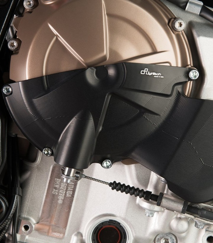 Pick-updeksel van carbon LighTech, rechterzijde, zwart voor BMW S 1000 R (21-25), S 1000 RR (19-25)
