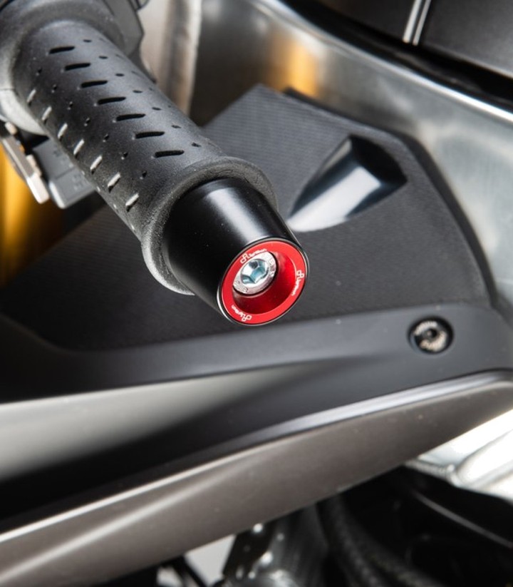 LighTech Bar Ends Serie 200 in Red for Aprilia RSV 4 1000 (09-20), RSV 4 1100 (20-24)