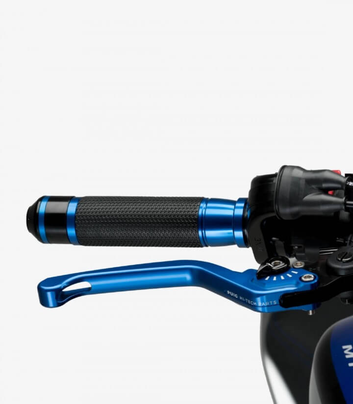 Puig Blue Brake and Clutch levers model Unfoldable 3.0