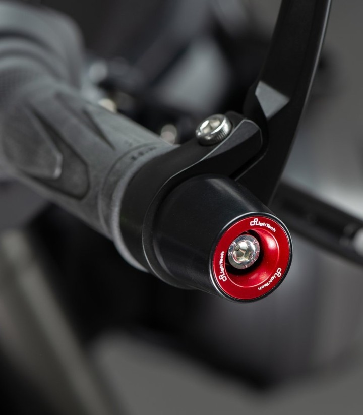 LighTech Lenkerendgewichte Serie 200 in Rot für mehrere Modelle von Triumph und Yamaha