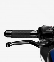 Puig Black Brake and Clutch levers model Unfoldable 3.0