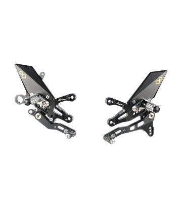 Commandes Reculées Réglables LighTech pour Aprilia RSV 4 1000 (09-17), Tuono V4 1000 (11-14)/1100 (15-17)