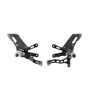Estriberas Regulables LighTech con Cambio Estándar para varios modelos de Aprilia