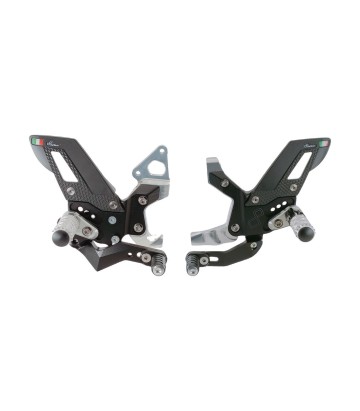 Estriberas Regulables LighTech para Ducati 1199/1299/899 Panigale (12-17), 959 Panigale (16-20), Panigale 955 V2 (20-24)
