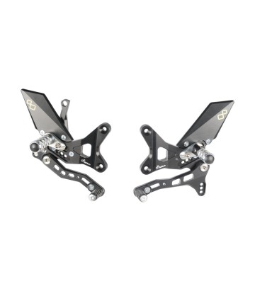 Verstellbare Fußrastenanlage LighTech für Kawasaki ZX 10 R (11-15)